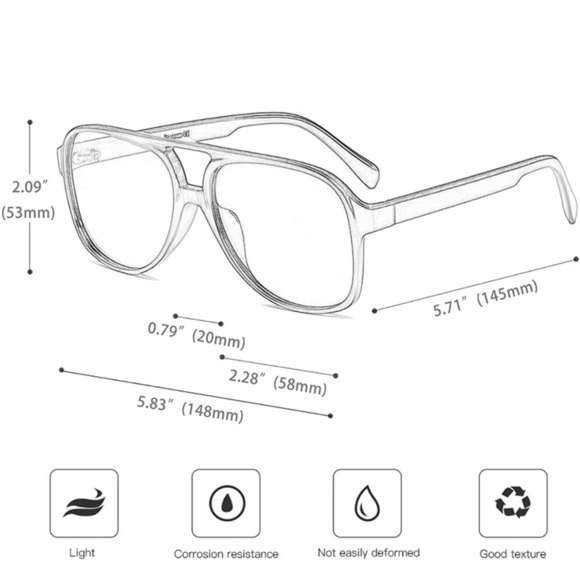 - - BLACK VINTAGE RETRO 70S ORANGE TINTED AVIATOR SUNGLASSES *NEW ARRIVAL 2 - Picture 3 of 9